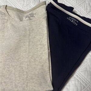 Cotton 3/4 Sleeve Layering TShirt Bundle Petite Large Talbots Charter Club